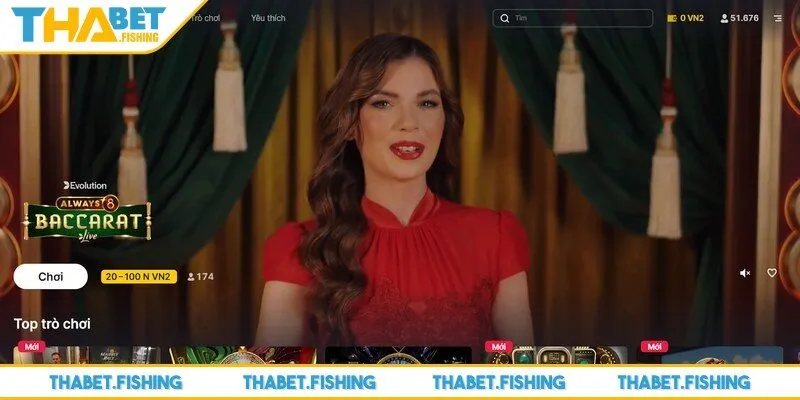 Danh sách trò chơi casino THABET nổi bật khó cưỡng