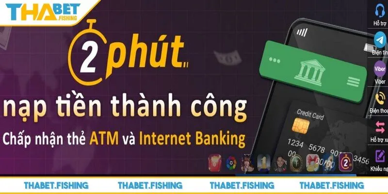 Ưu điểm hấp dẫn của việc nạp tiền THABET