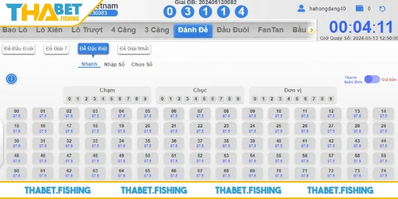 Tham gia sảnh Xổ số THABET đơn giản, dễ dàng với vài thao tác nhanh chóng